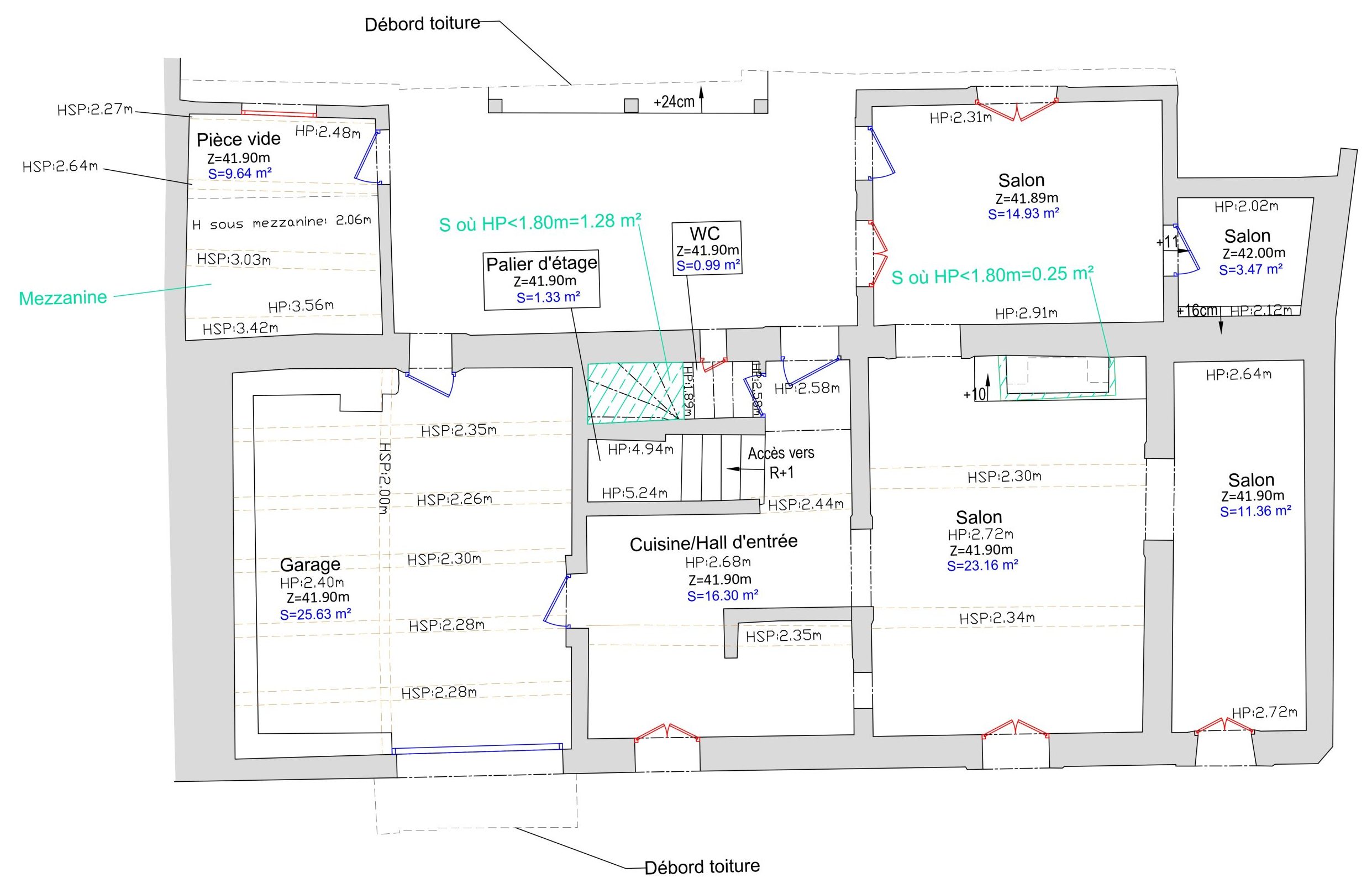 plan intérieur